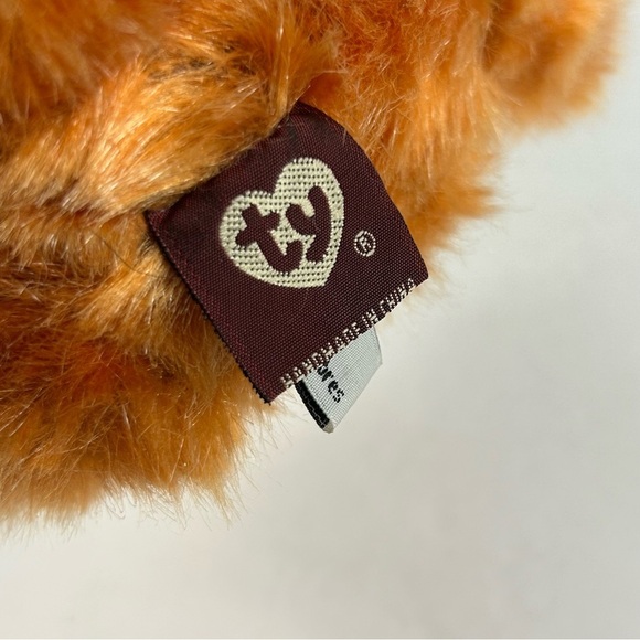 NWT TY Vintage Beanie Attic "CLAY" FUZZY BROWN bear - Picture 5 of 6